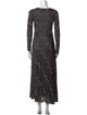 M Missoni Printed Long Dress