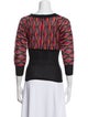M Missoni Printed V-Neck Sweater