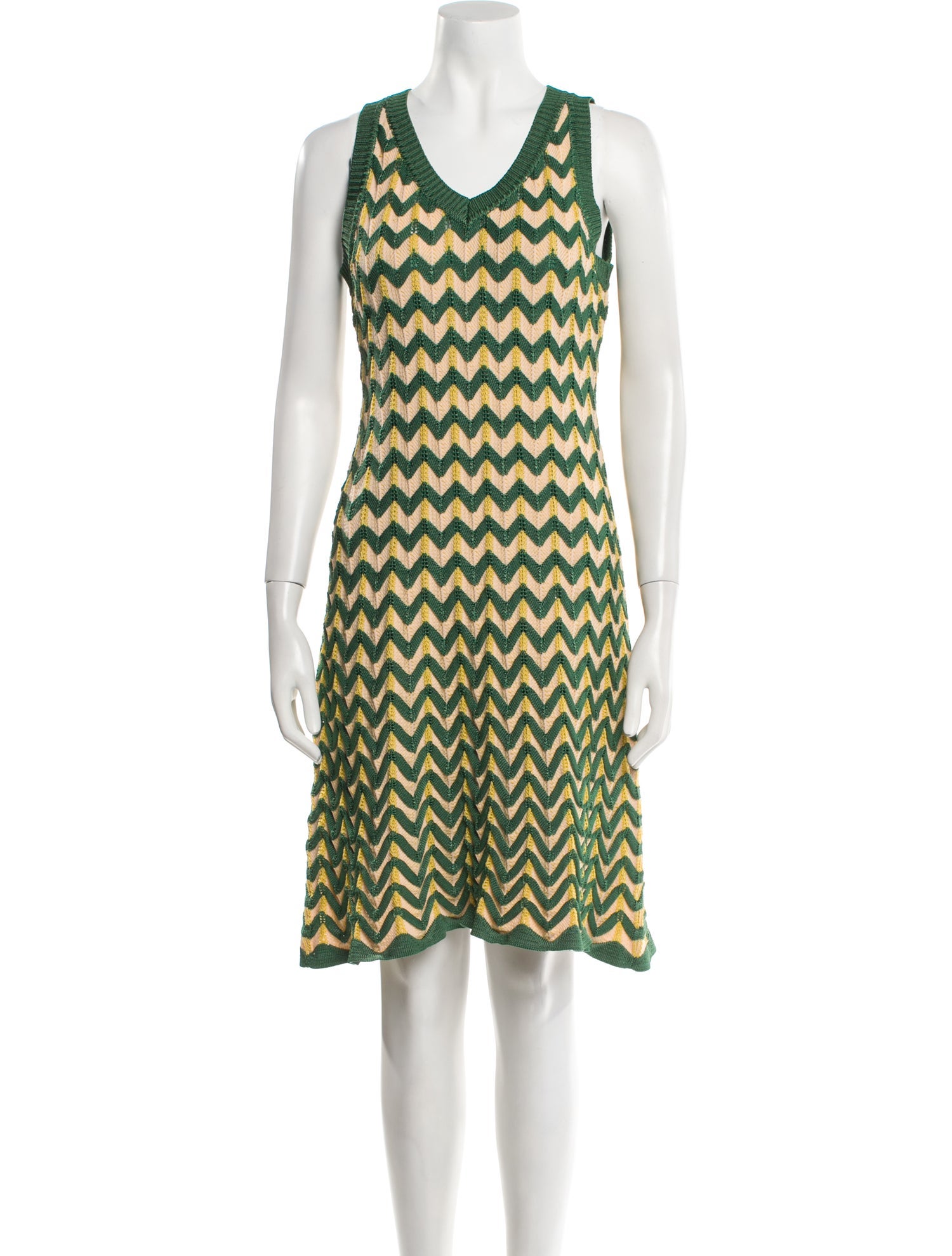 M Missoni Striped Mini Dress