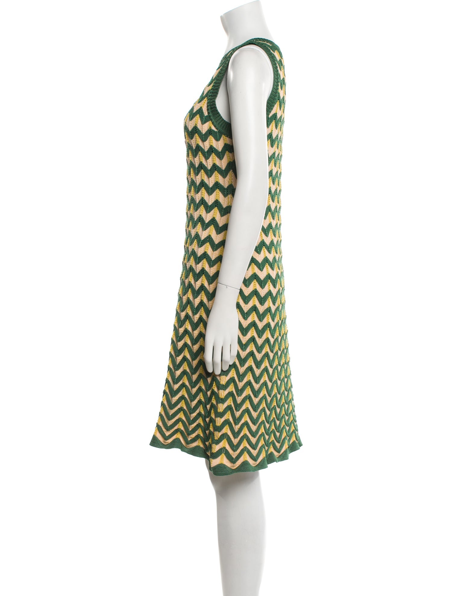 M Missoni Striped Mini Dress