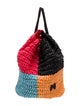 M Missoni Straw Backpack