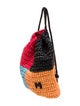 M Missoni Straw Backpack