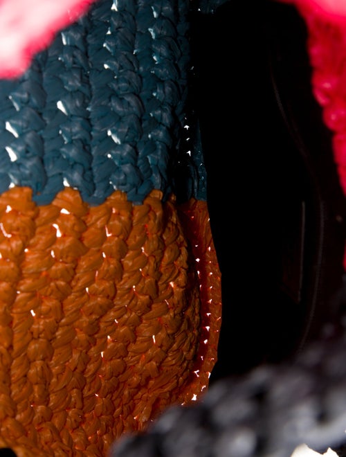 M Missoni Straw Backpack