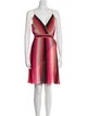 M Missoni Striped Knee-Length Dress