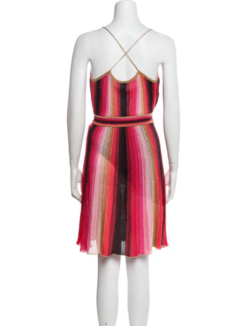 M Missoni Striped Knee-Length Dress