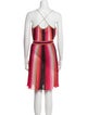 M Missoni Striped Knee-Length Dress