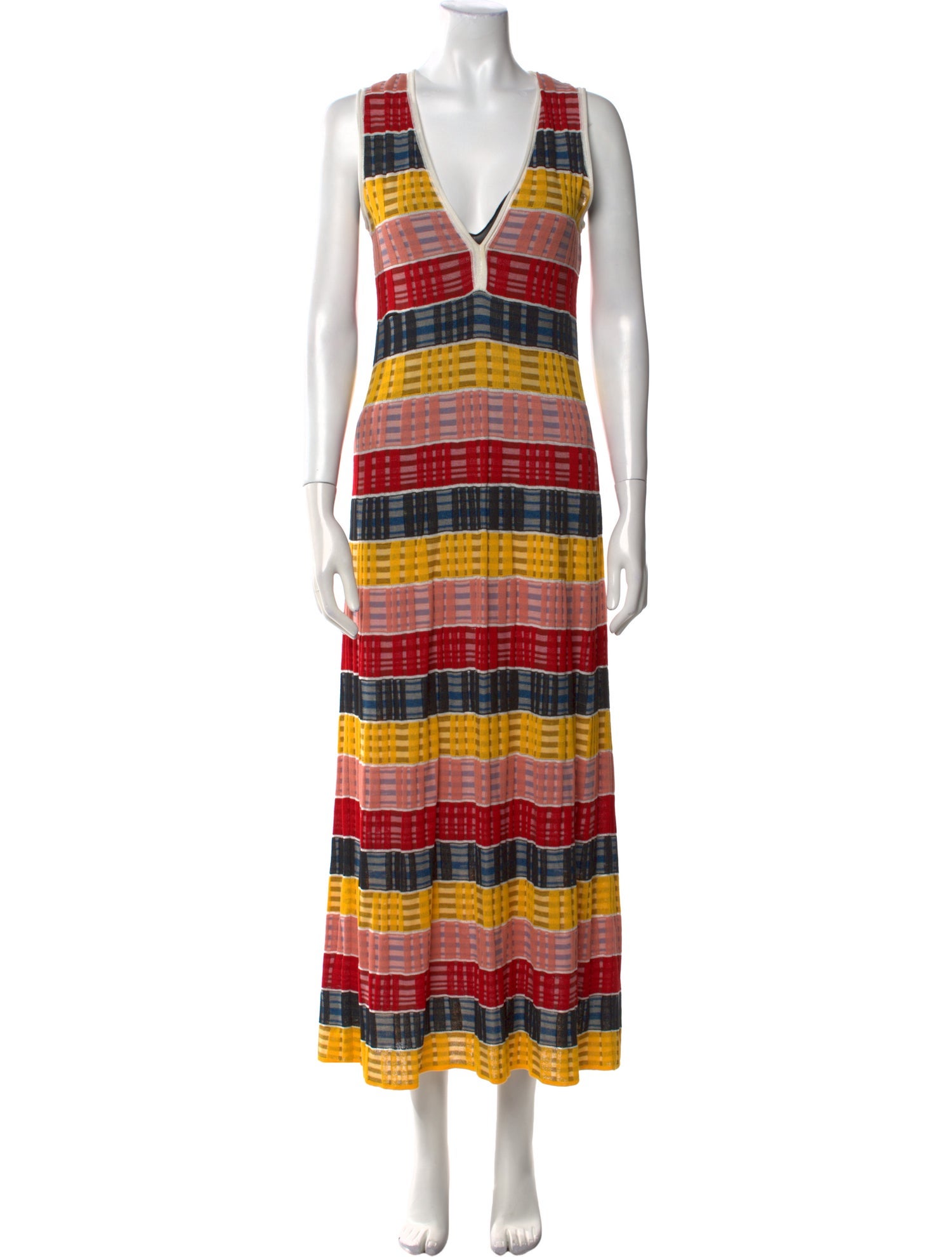M Missoni Striped Long Dress