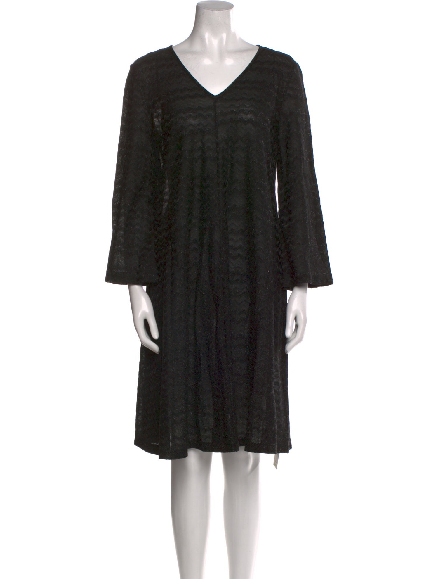 M Missoni V-Neck Knee-Length Dress