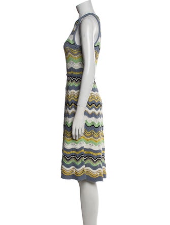 M Missoni Striped Knee-Length Dress