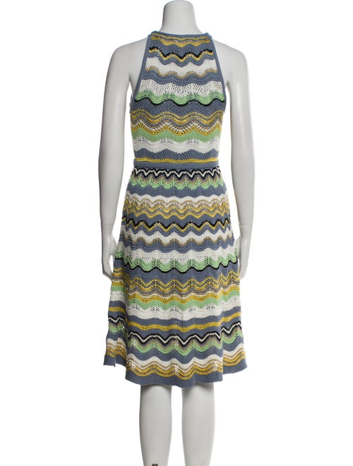 M Missoni Striped Knee-Length Dress