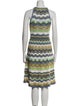 M Missoni Striped Knee-Length Dress