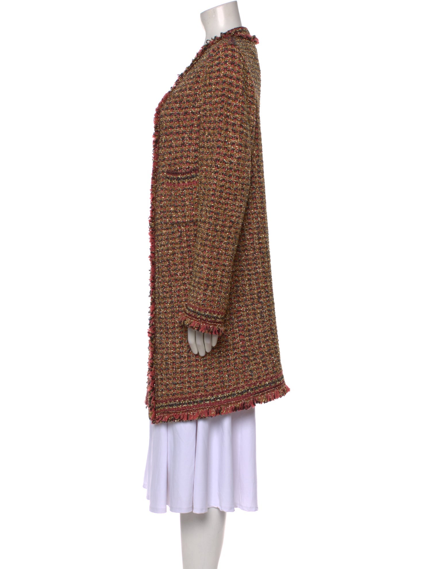 M Missoni Wool Tweed Pattern Sweater