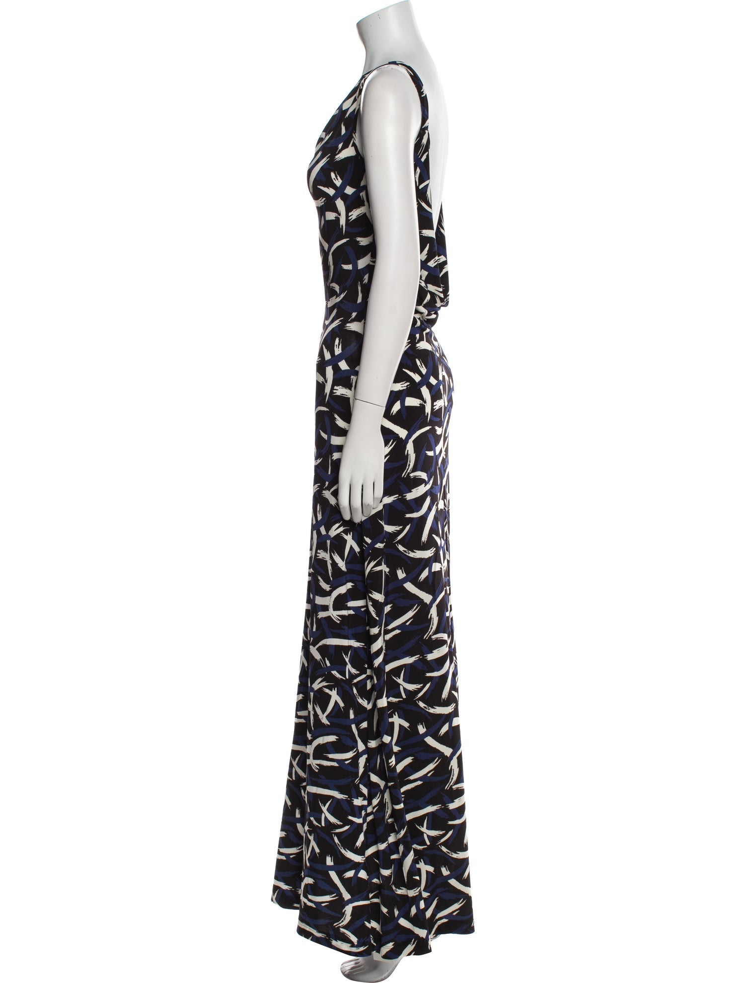 M Missoni Printed Long Dress