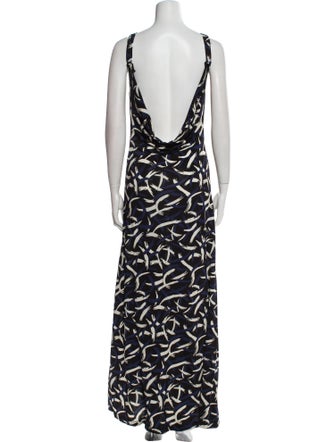M Missoni Printed Long Dress