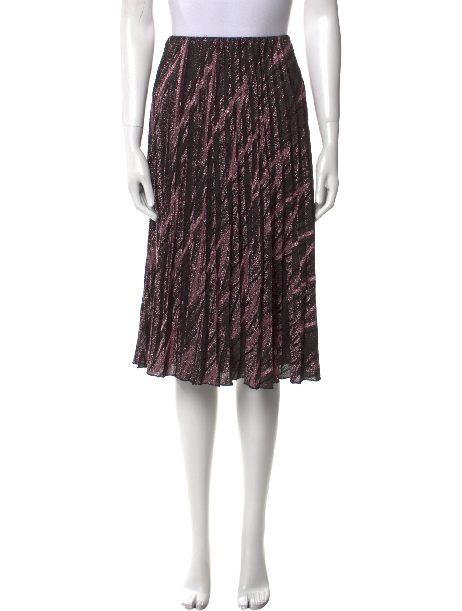 M Missoni Printed Knee-Length Skirt