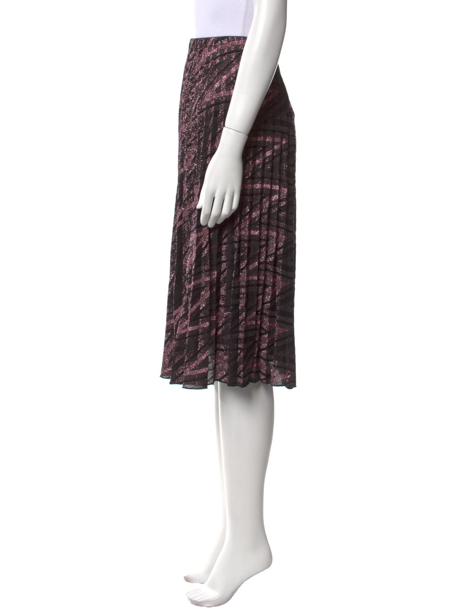 M Missoni Printed Knee-Length Skirt