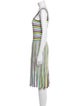 M Missoni Striped Knee-Length Dress