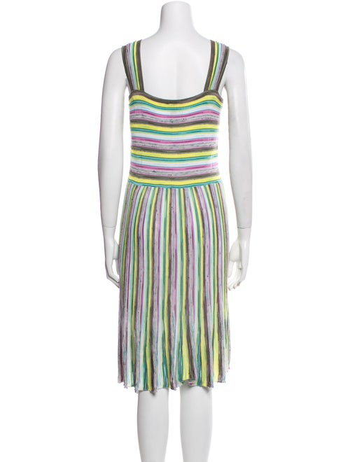 M Missoni Striped Knee-Length Dress