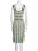M Missoni Striped Knee-Length Dress
