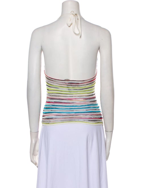 M Missoni Striped V-Neck Top