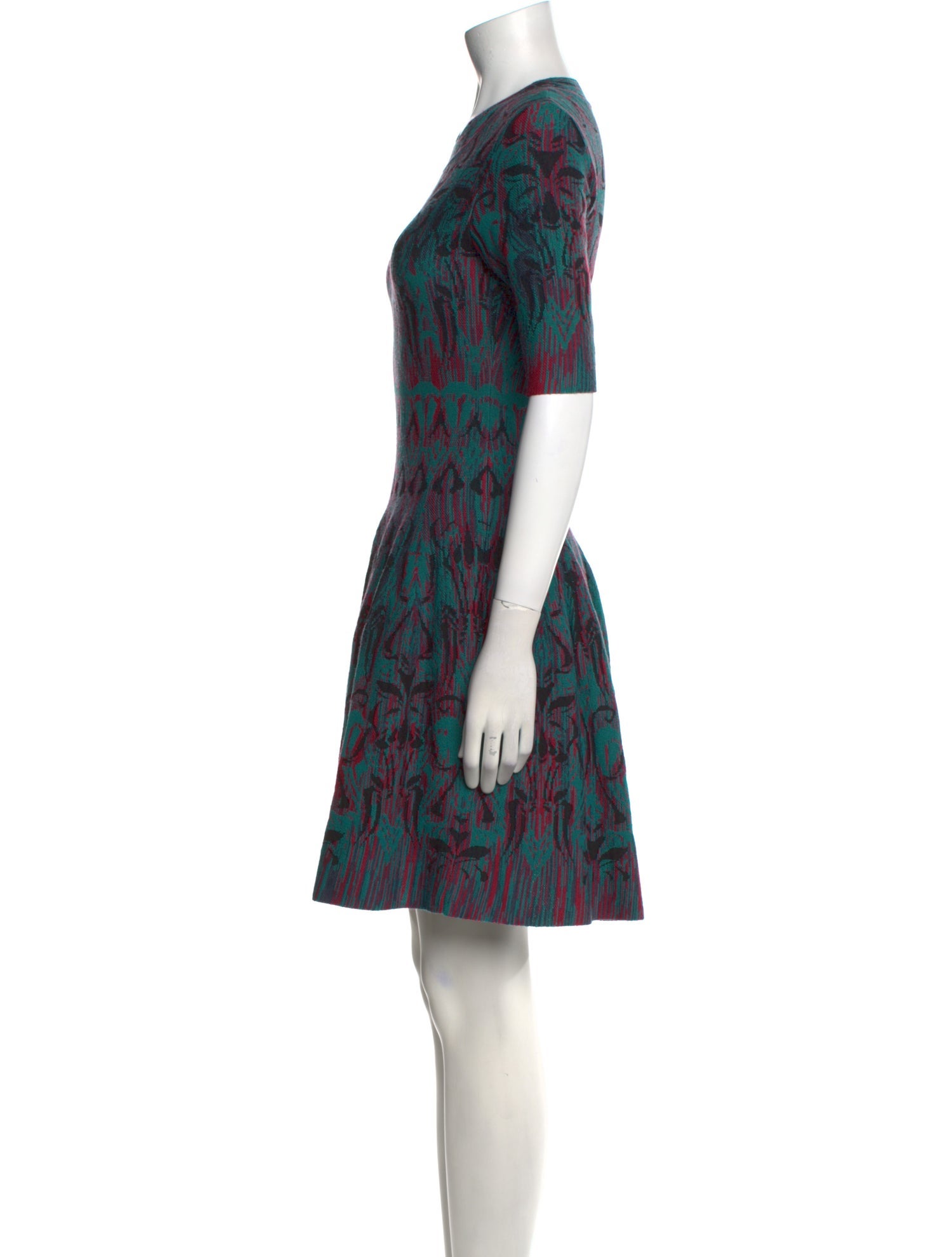 M Missoni Wool Knee-Length Dress