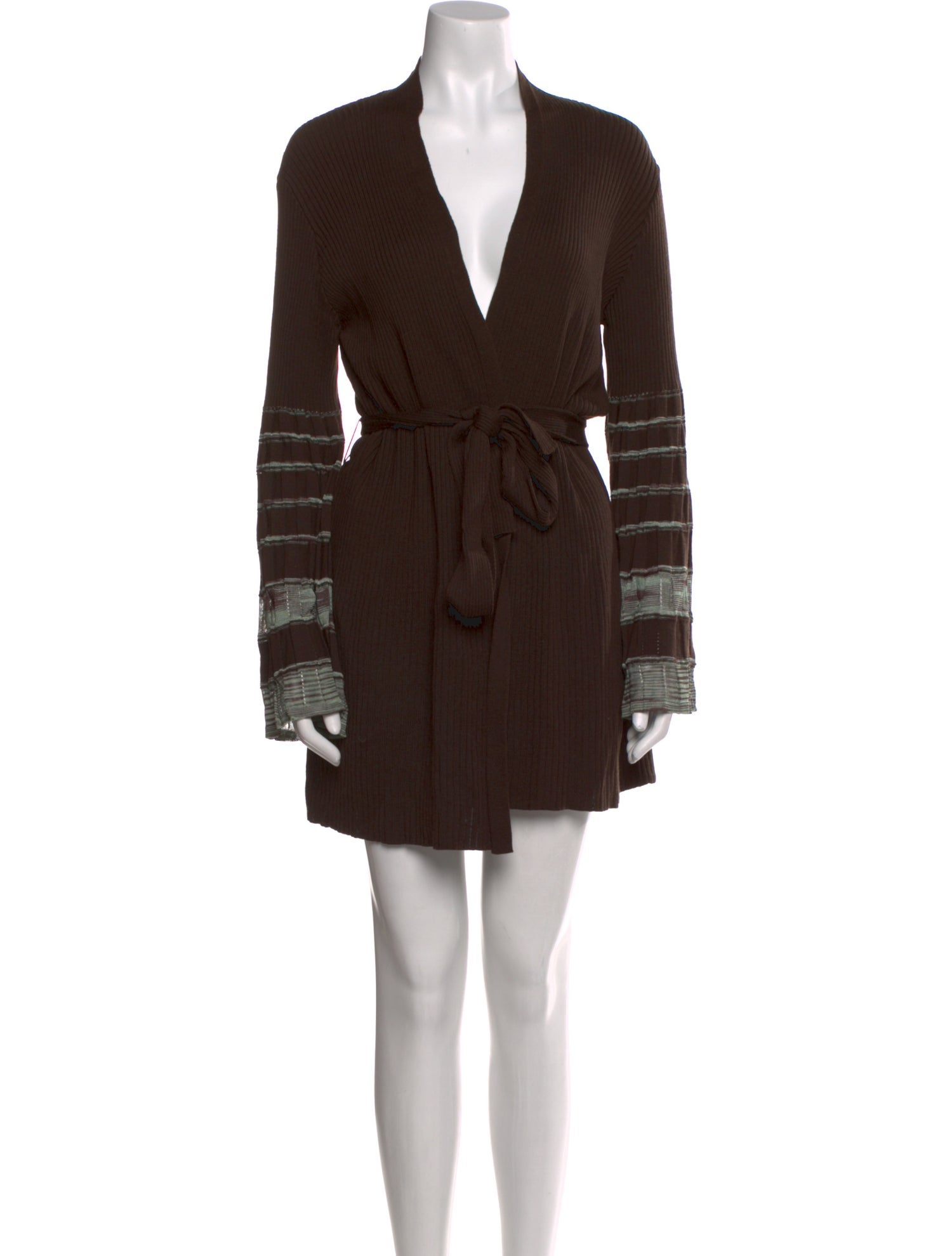 M Missoni Merino Wool V-Neck Tunic