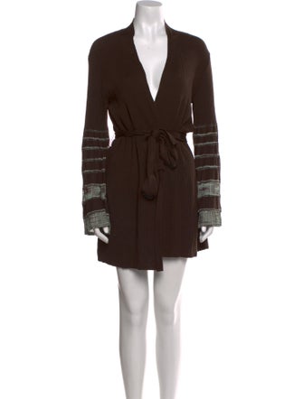 M Missoni Merino Wool V-Neck Tunic