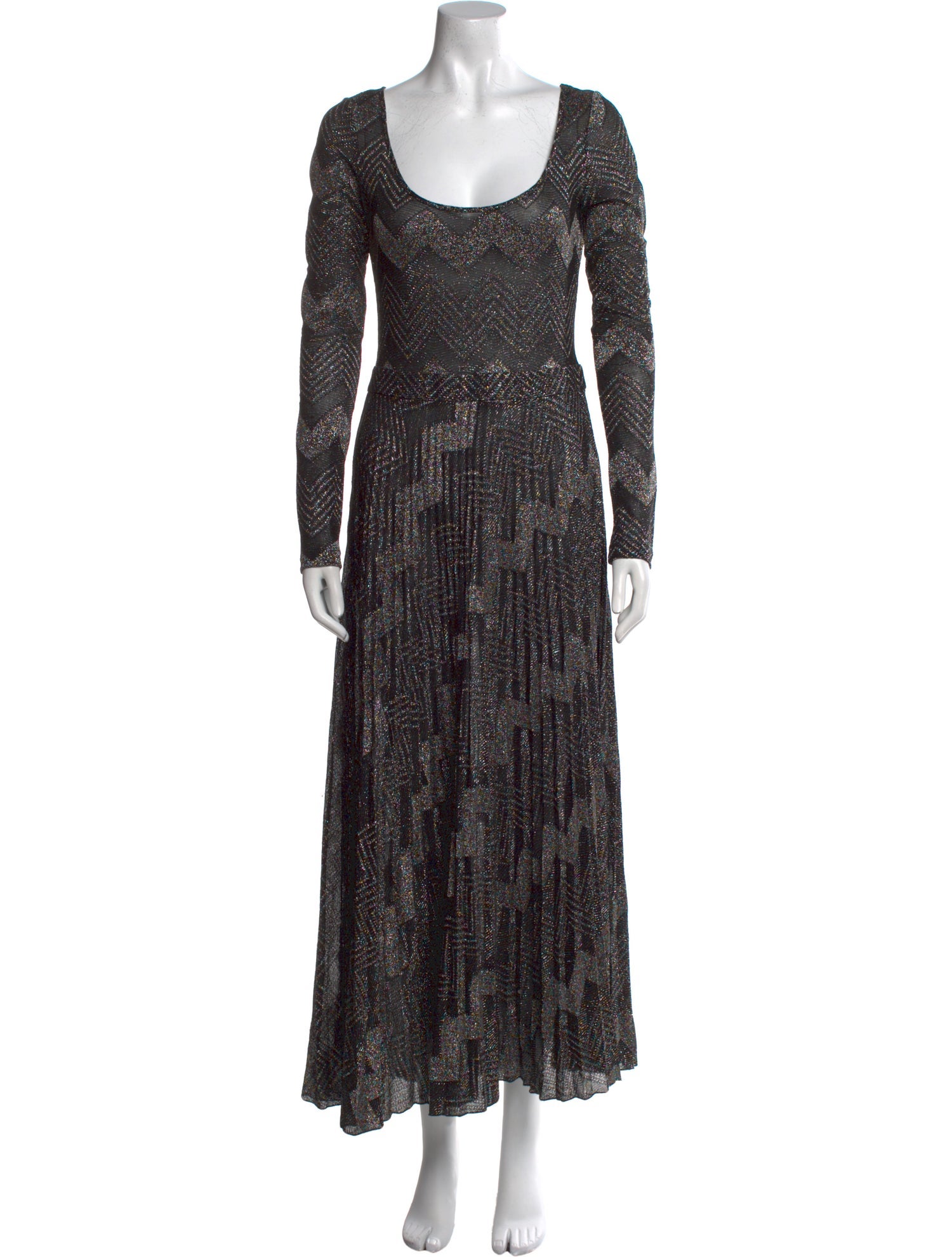 M Missoni Printed Long Dress