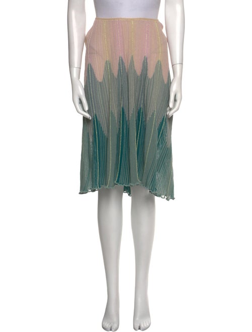 M Missoni Printed Knee-Length Skirt