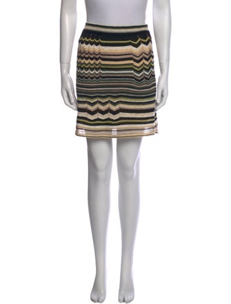 M Missoni Striped Mini Skirt