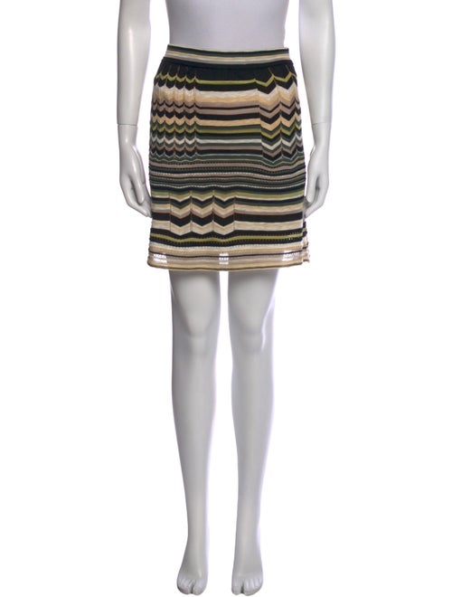 M Missoni Striped Mini Skirt