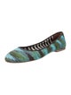 M Missoni Canvas Striped Ballet Flats