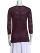 M Missoni Wool Striped Top