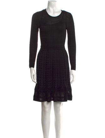 M Missoni Virgin Wool Knee-Length Dress