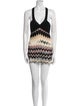 M Missoni Striped V-Neck Tunic
