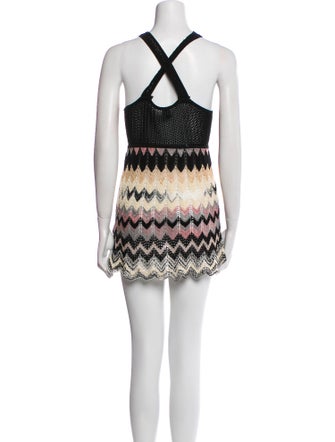 M Missoni Striped V-Neck Tunic