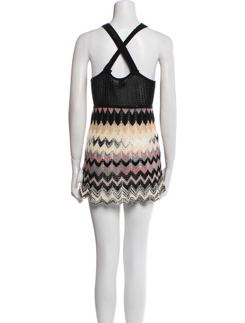 M Missoni Striped V-Neck Tunic