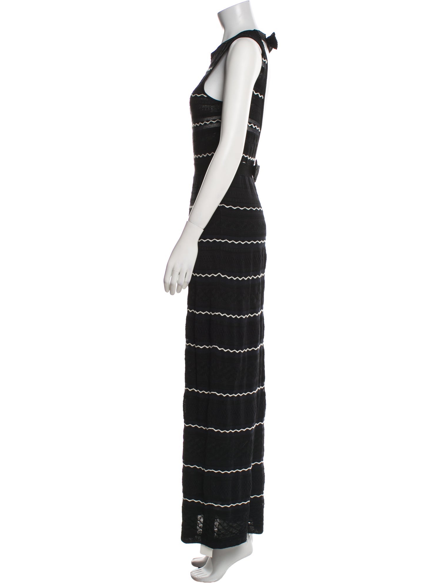 M Missoni Striped Long Dress