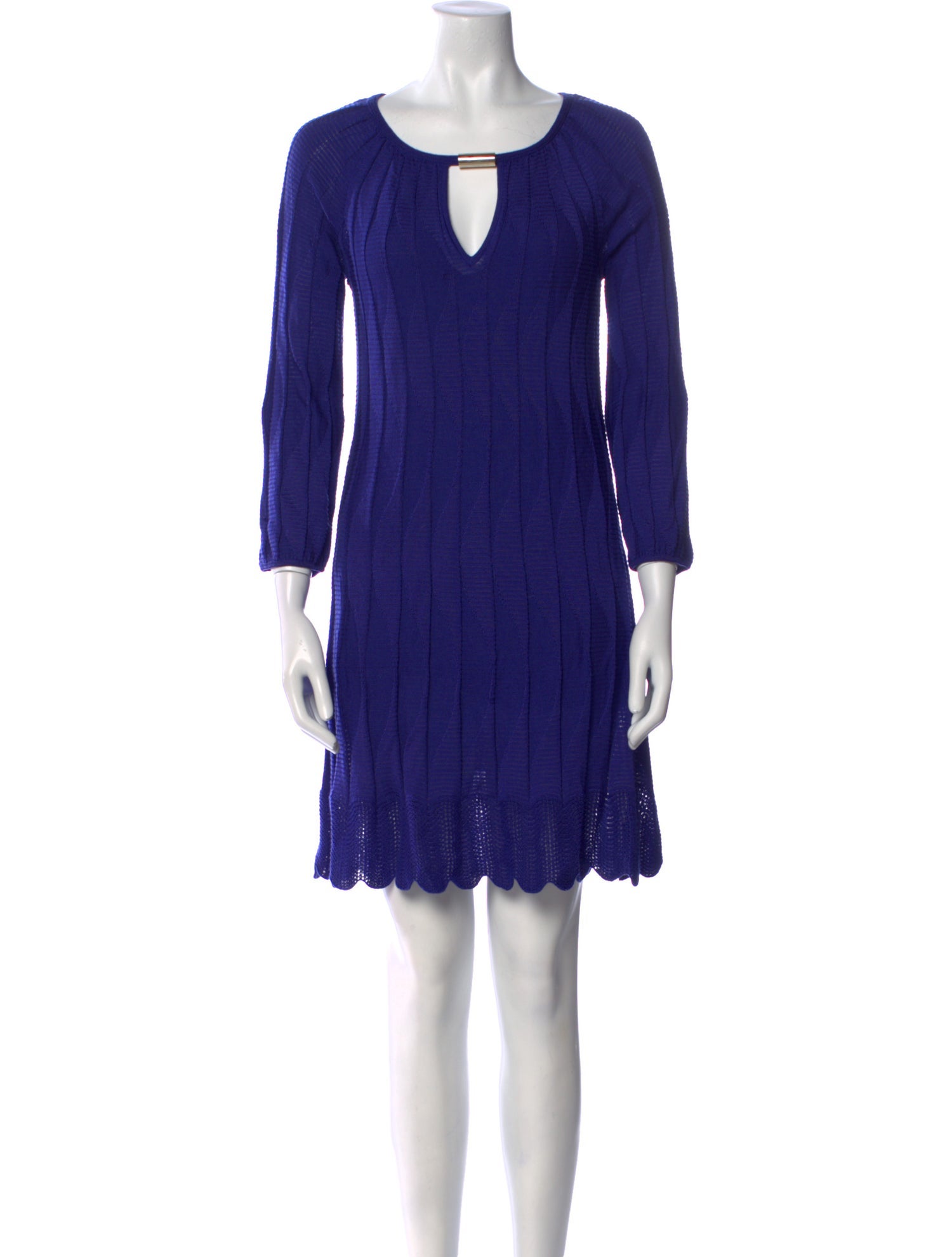 M Missoni Scoop Neck Mini Dress