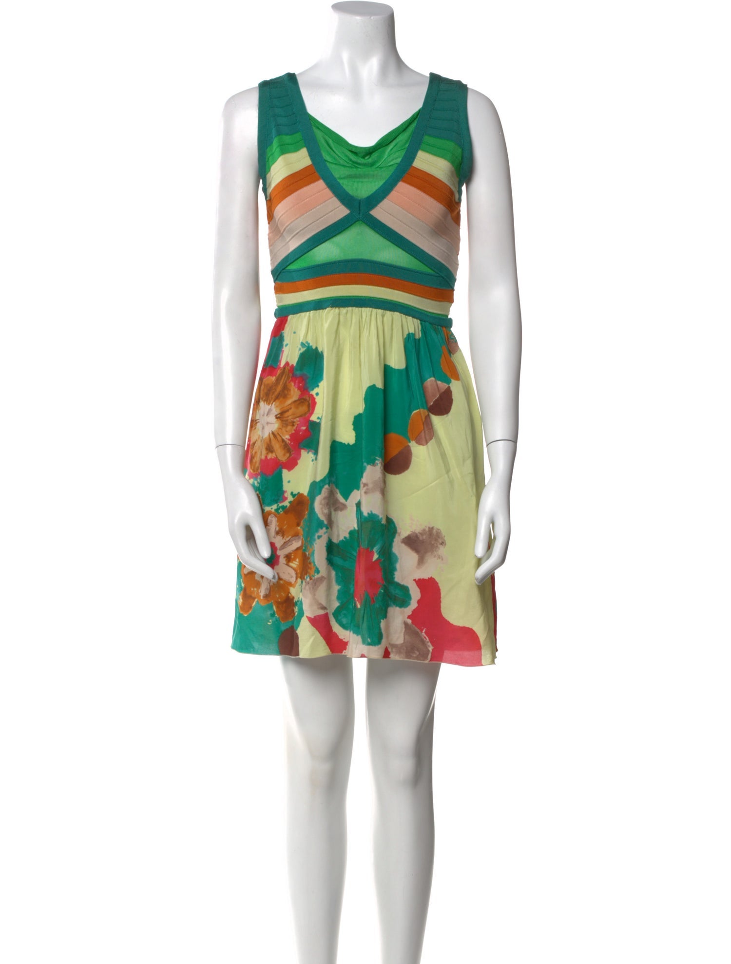 M Missoni Silk Mini Dress