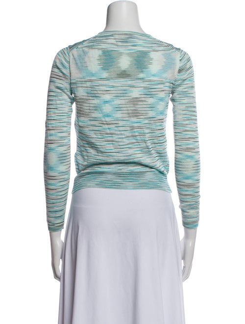 M Missoni Striped V-Neck Crop Top