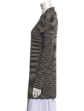 M Missoni Striped Open Front Sweater