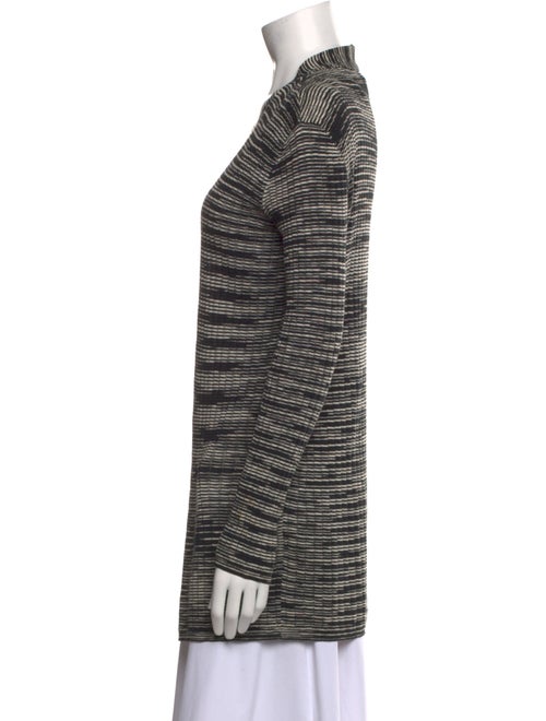 M Missoni Striped Open Front Sweater