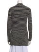 M Missoni Striped Open Front Sweater
