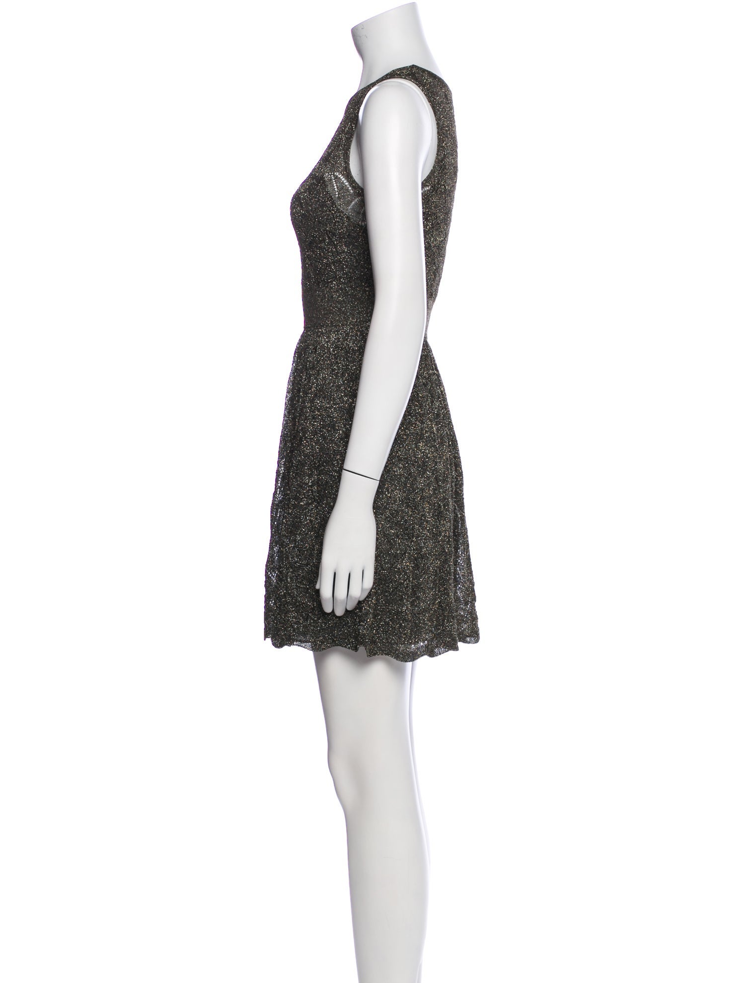 M Missoni Patterned Mini Dress