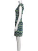 M Missoni Striped Mini Dress