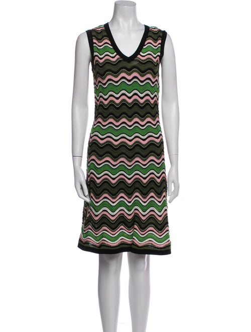 M Missoni Striped Mini Dress