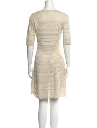 M Missoni Scoop Neck Mini Dress