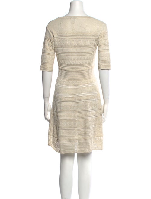 M Missoni Scoop Neck Mini Dress