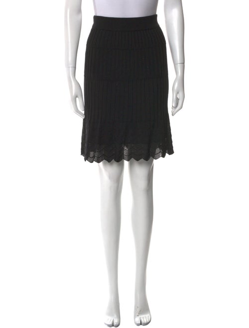 M Missoni Scalloped Accent Knee-Length Skirt